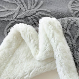 ButterflyDream Blanket - Stilig broderad fjärilsfilt av varmt fleece Carvallo