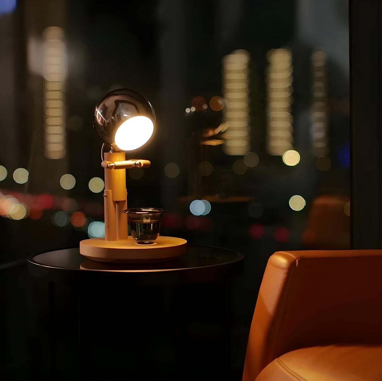 LunarEase Lampa – Elegant skrivbordsmånlampa Carvallo