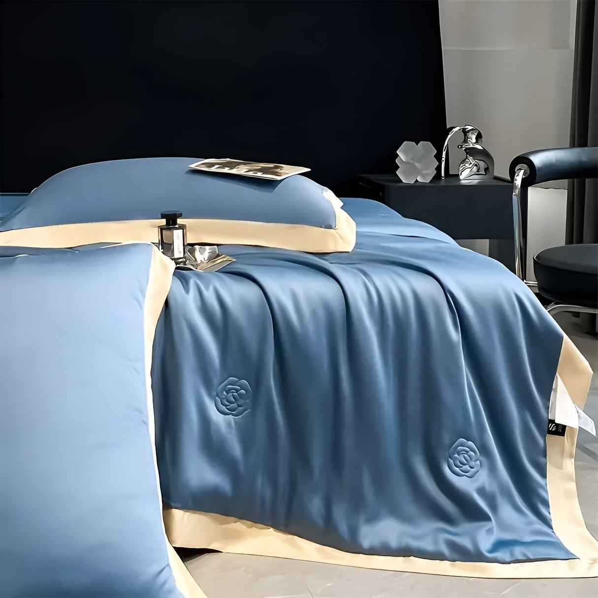 Sommarbäddset 3-delat – Kylning & Silkeslen | Med blommönster & iskylande tyg Carvallo