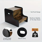 Rustik Trä Stapelbar Pall - För Bekvämlighet och Säkerhet Carvallo