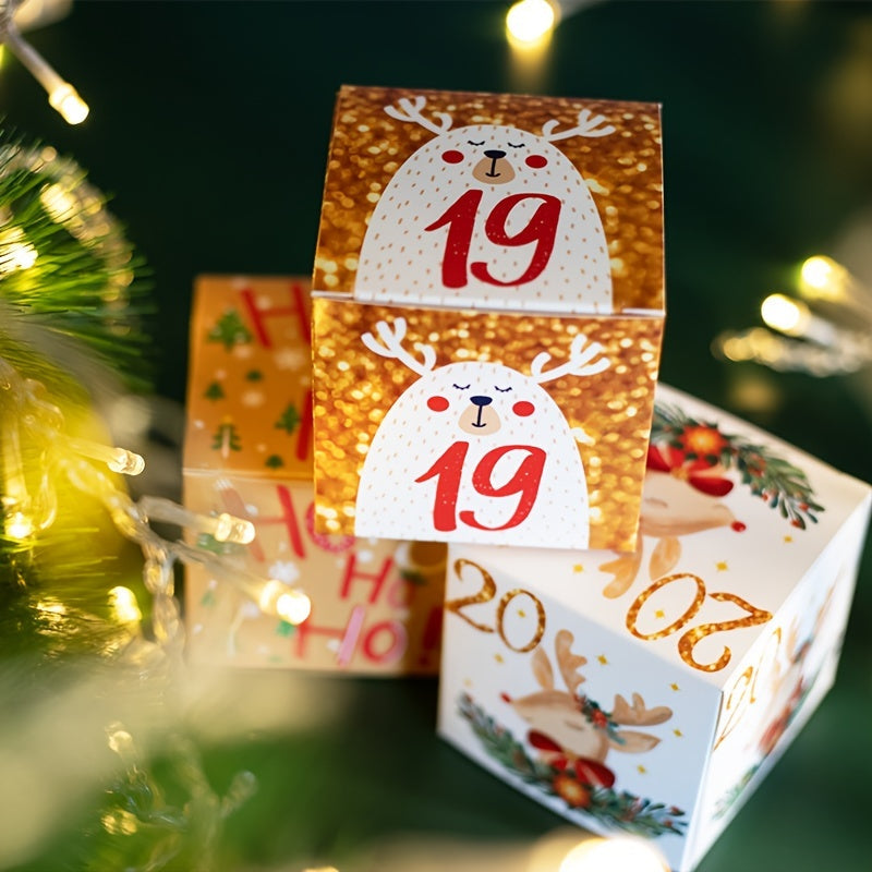 Presentlådor Jul Adventskalender Set Carvallo