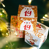 Presentlådor Jul Adventskalender Set Carvallo