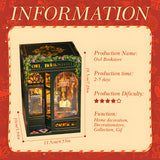 DIY Miniatyr Ugglebokhandel – 3D Träkit med Belysning för Kreativ Dekoration Carvallo