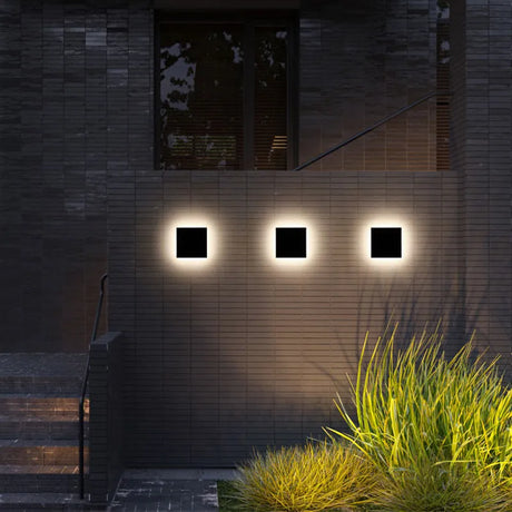 Vägglampa Modern Svart Utomhus LED Lampa Carvallo