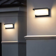 Tvåfärgad modern utomhusvägglampa Carvallo