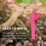 Återanvändbara växtetiketter i plast för trädgård och trädmärkning Carvallo