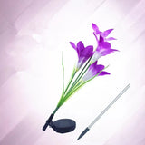 Solenergi LED blommor i liljeform – färgväxlande trädgårdslampor med spjut för utomhusbruk Carvallo