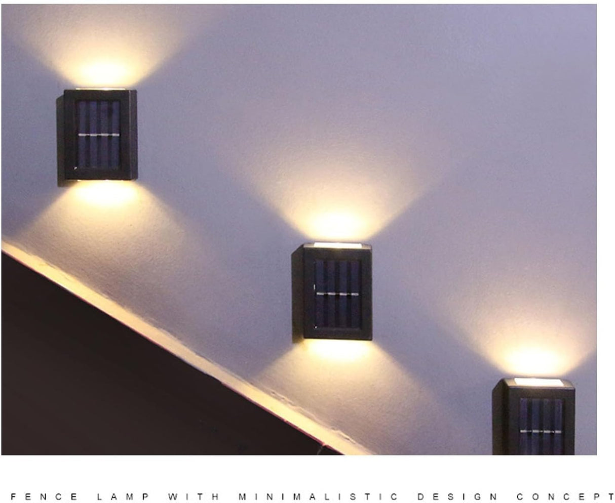 Solenergi Vägglampor Utomhus Vattentät LED Lampa Carvallo