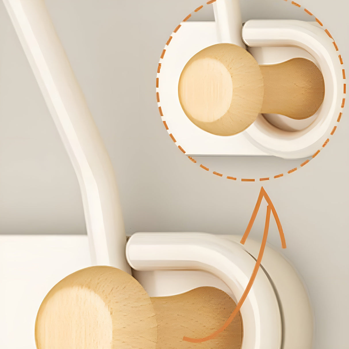 Hängande väggkrokar med dubbla rader - praktisk hängande förvaring för dörrar eller väggar Carvallo