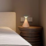 Uppladdningsbar LED-bordslampa | 100h driftstid | Varm vitt ljus | Minimalistisk & Touch-dimbar Carvallo
