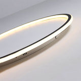 Ultra-tunn modern taklampa | Flush Mount LED för låga tak | Rund & dimbar Carvallo