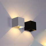 Vägglampa Modern Svart Aluminium LED Lampa Carvallo