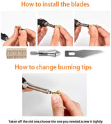 Träbränning Kit Justerbar Temperatur Lödningssats Carvallo