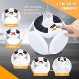 Praktisk Solär Utomhus- och Campinglampa Carvallo