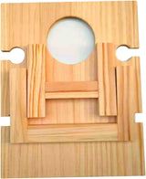 Carvallo Vinlora Weintisch FoldWood | Fällbar & Mobil | Av trä | Med flask- & glasstöd | För picknick, trädgård & camping Carvallo