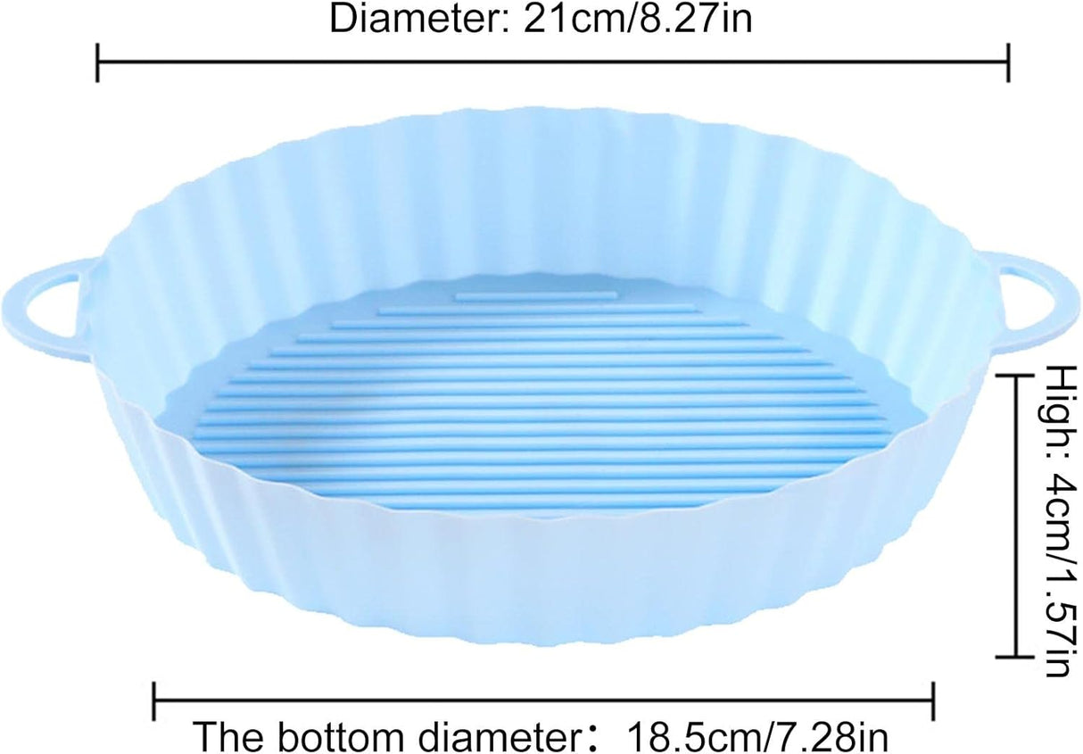 Silikoninsats för varmluftsfritös – Återanvändbar, non-stick & Lätt att rengöra Carvallo