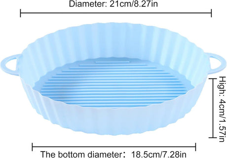 Silikoninsats för varmluftsfritös – Återanvändbar, non-stick & Lätt att rengöra Carvallo