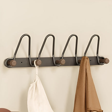 Hängande väggkrokar med dubbla rader - praktisk hängande förvaring för dörrar eller väggar Carvallo