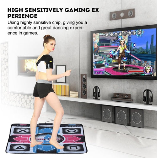 Step Dance Mat för PC – Halkfri USB Dansmatta för Spelare & Dansare Carvallo