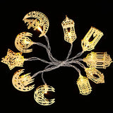 Färgglada LED-ljusslingor – Dekorativa ljus med måne- och lyktteman för hem och trädgård Carvallo