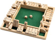 Trä Shut the Box Tärningsspel Bräde Carvallo