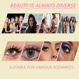 Luxora Återanvändbar Magnetisk Ögonskugga & Pincett Set Ingen Lim Behövs Carvallo