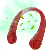 Bärbar nackfläkt - 360° bladlös kylning med USB-laddningsbart batteri MILA Sverige