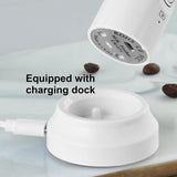 Royallure Trådlös Elektrisk Mjölkskummare 3-Hastigheters Handhållen USB Skumskapare Carvallo