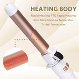 Curling Iron | Dual Barrel Hair Styler för Hemma Användning Carvallo