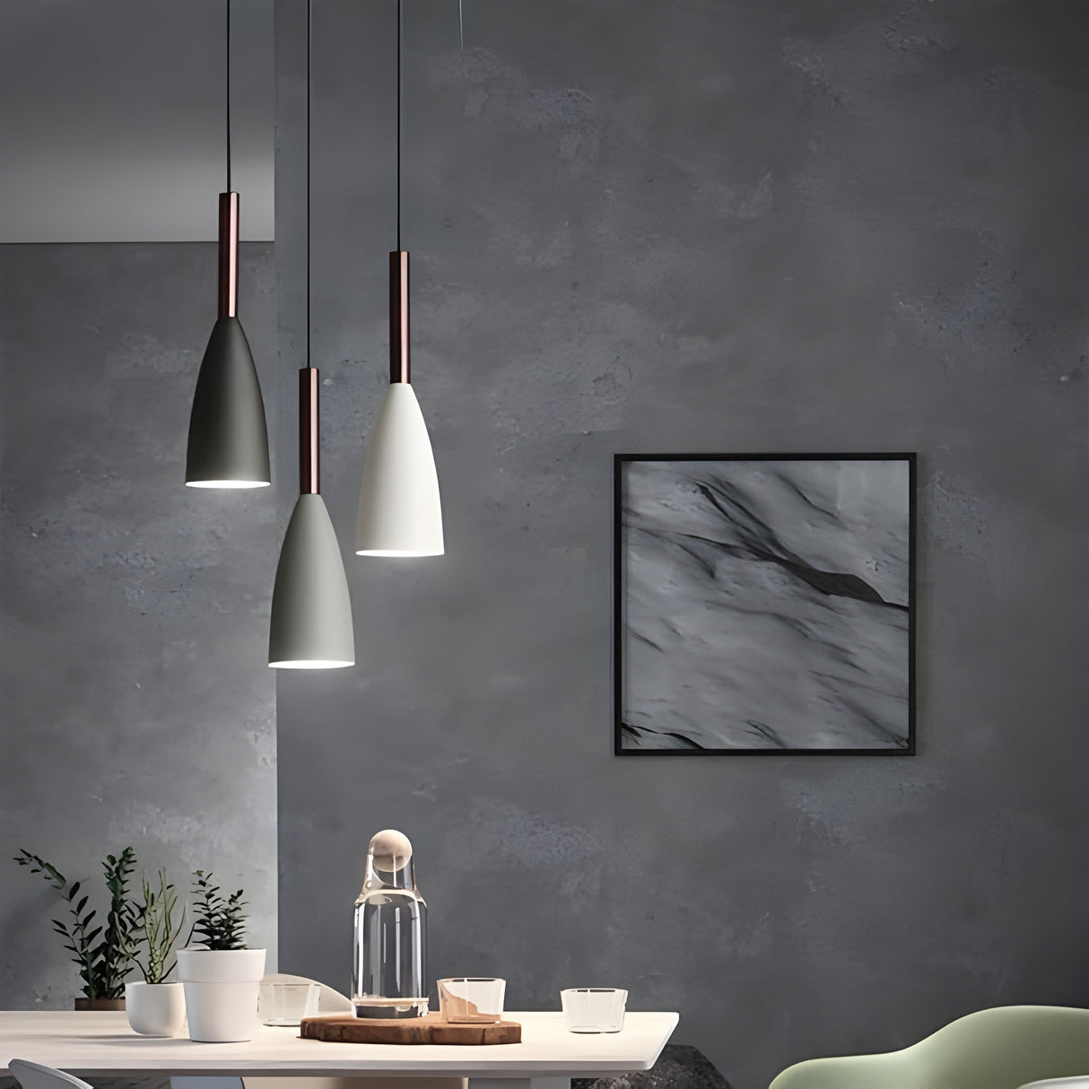 Pendelamp i skandinavisk design – höj- och sänkbar & modern | perfekt för kök & sovrum Carvallo