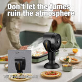 Royaleva Bärbar Spiskåpa med 2-hastighets Fläkt – Kompakt Ventilation Carvallo