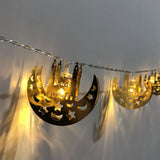 Färgglada LED-ljusslingor – Dekorativa ljus med måne- och lyktteman för hem och trädgård Carvallo