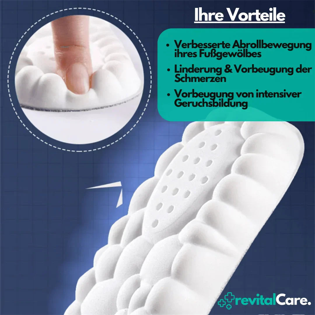 Ergonomiska 4D komfortinläggssålar Carvallo