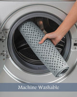 Royallure Antiskid PVC Badkar Säkerhetsmatta – Mögelresistent, Snabbavvattnande Halkfri Design Carvallo