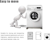 Royallure Tunga-Duty Justerbar Apparatrulle för Smidig Rörlighet och Lätt Transport - 2Pcs Carvallo