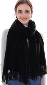 Cashmere Scarf för kvinnor Mjuk Varm Vinter Sjal Carvallo