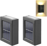 Solenergi Vägglampor Utomhus Vattentät LED Lampa Carvallo