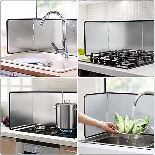 Faltbarer Spritzschutz – leicht zu reinigender Antihaft-Schutz MILA Sverige