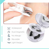 Luxora Återanvändbar Magnetisk Ögonskugga & Pincett Set Ingen Lim Behövs Carvallo