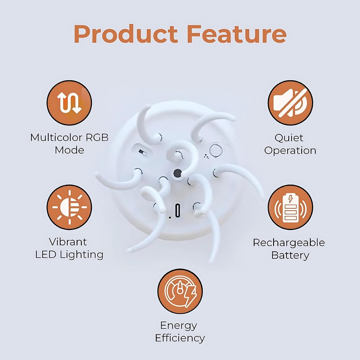 LED Stämningslampa | Livlig Manetljus för Sovrum Carvallo