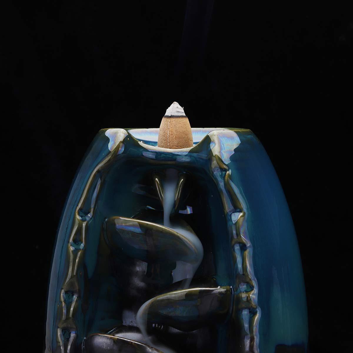 MountainRiver - Handgjord rökelsehållare med vattenfallseffekt Carvallo