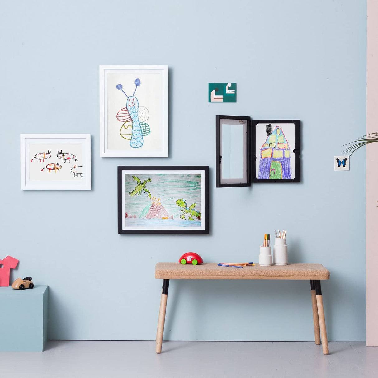 ForeverFrame® Ram för barns konst (2st)-0-Hemnix-Hemnix