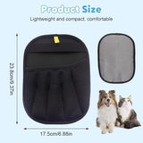 Carvallo Linthandske Carvallo | Återanvändbar & Tvättbar | Ideal för Husdjursvagnar | Svart-Röd Carvallo