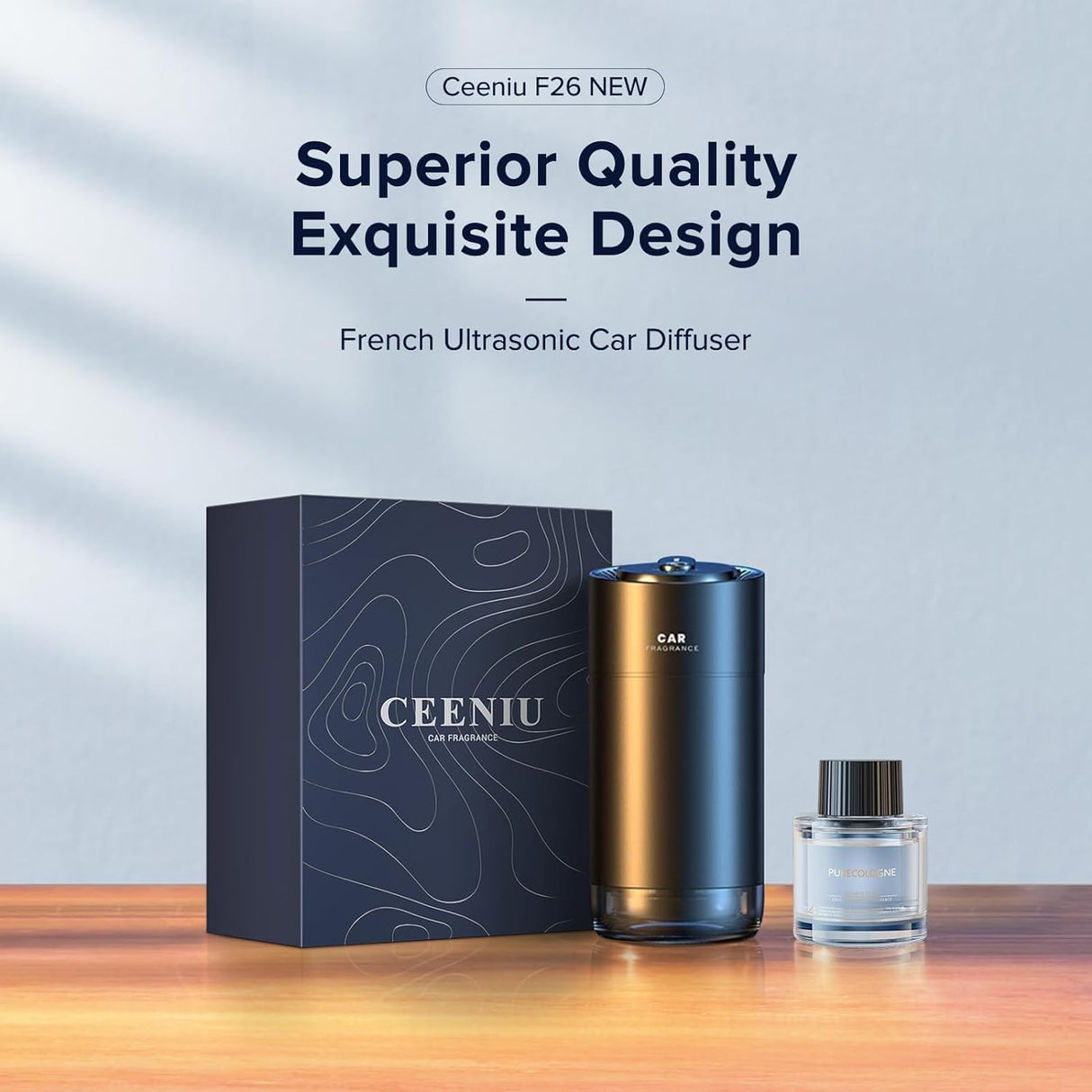 Royaleva Smart Bil Luftfräschare med Anpassade Dofter Carvallo