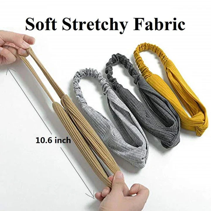 Ribbad Twist-huvudband – Boho-design Carvallo