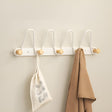 Hängande väggkrokar med dubbla rader - praktisk hängande förvaring för dörrar eller väggar Carvallo