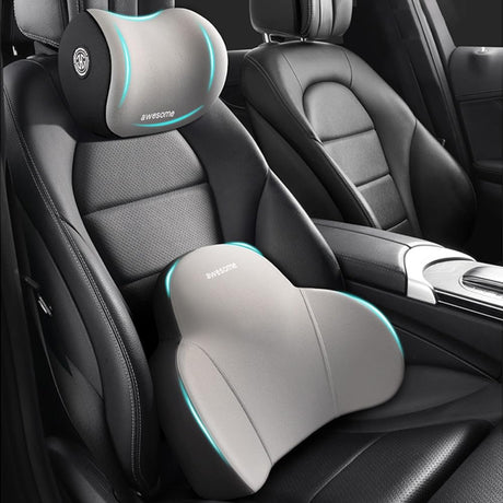 Bilstols huvudstöd & ländryggsstöd kit Carvallo