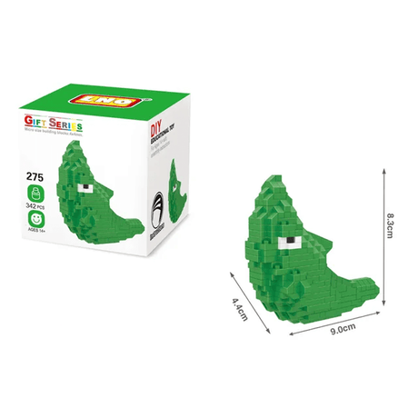 Poke Karaktärs Nanoblocks Anime Byggklossar-Byggsats-BB-Metapod-Hemnix