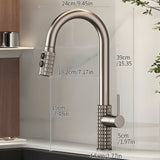 QuintaFlow - Hög båge metall kökskran Carvallo