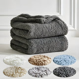 DoubleCozy Blanket - Lätt och avslappnad dubbelsidig Sherpa-fleecefilt Carvallo